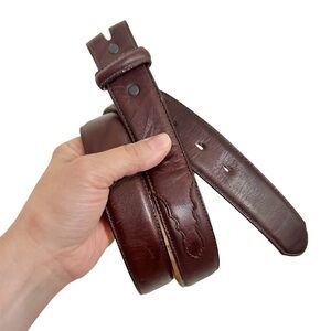 Justin boots 40 waist Men's Brown Leather Belt excellent